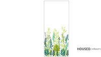 Papel de Parede Floral Verde