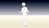 2001 A SPACE ODISSEY flight attendant 2D model