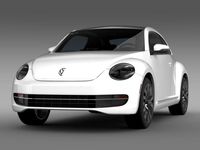 VW Beetle TDI 2013 3D Model