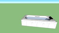 Banheira BeCool Roca (0,80 x 1,80 x 0,42)