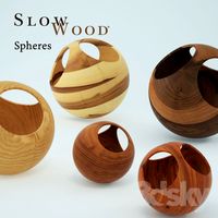SlowWood Spheres containers