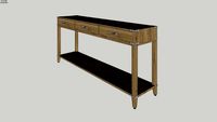 RH Cayden Campaign Console Table