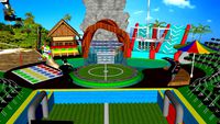 Tropical Island Game Show Set