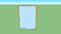Clothes rack with mirror (MADE IN VANDA)
