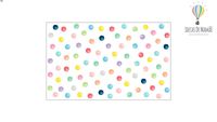 Playmat Bolinhas Cacá colorido
