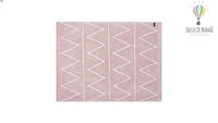 Tapete Hippy Soft Bibi rosa Lorena Canals