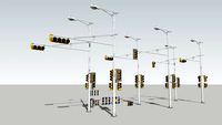 Texas Vintage traffic signal set concept