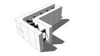 Amvic R30 ICF - 6in 90 Long Corner