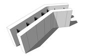 Amvic R30 ICF - 6in 45 Long Corner