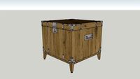 RH Cayden Campaign Trunk Side Table