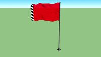 The flag of the Sultanate under the British Protectorate (1903-1926)