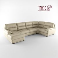 Модульный угловой диван с оттоманкой и баром Диана-2 (фабрика ТРИЭС)