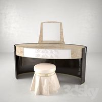 Turri dressing table with ottoman The art of sleeping