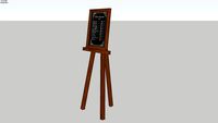 Simple Wooden Easel Stand