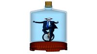 CLOWN IN A BOTTLE