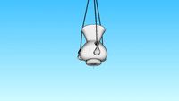 17. Yüzyıl Askılı Cam Lamba - 17th Century Hanging Glass Lamp