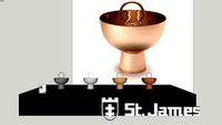 Fruteira Alta Stacks - Código: 3093 - Brunno Jahara para Saint James