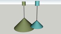 Suspension Ceiling Lamp Cone Shape