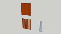 Multisize slats