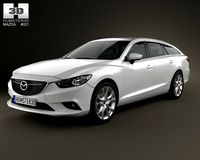 Mazda 6 wagon 2013 3D Model