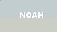 Prénom NOAH en 3D