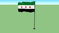 Flag of the Syrian Republic (1932-1958 and 1961-1963)