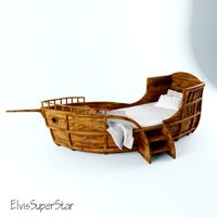 Bed Ship 3D Model