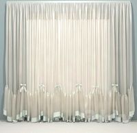 Tulle with frill