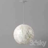 CAPIZ BALL PENDANT