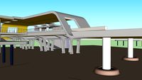 Epcot monorail station