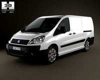 Fiat Scudo Panel Van L2H1 2011 3D Model