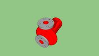 Circolatore a squadra Low Poly