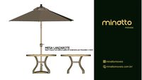 Mesa Lanzarote - Alumínio
