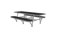 Mesa Rectangular con Bancas Integradas / Rectangular Table with Integrated Benches / MXR-XOCHI-M04