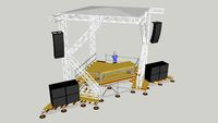 stage DJ square