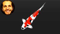 Carpa Koi Showa - Nishikigoi - Curso Desenho de Lagos com SketchUp