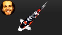 Carpa Koi Ginrin Showa - Nishikigoi - Curso Desenho de Lagos com SketchUp
