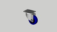 4'/100mm Swivel Castor