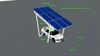CarPort SolarSK 3 rack 15 degree 3 vert 3 row #avante99 #аванте9