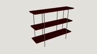 Beckett 3-High Shelf Sable Crate and Barrel