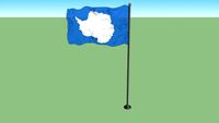 Proposed flag of Antarctica (Graham Bartram)