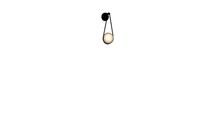 ARANDELA CORDA PRETA - WENTZ DESIGN