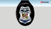 Baltimore Sliver Detective Police Badge