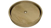 ROUND DISH Pietre di Rapolano Ø50cm, h.8cm
