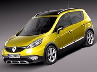 Renault Scenic Xmod 2014 3D Model