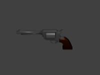 Cowboy Revolver 3D Model