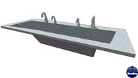 ADA Verge Sink LVR Series 2-Stations