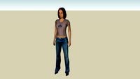 3D Female Adult Character - Casual