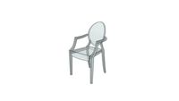 Kartell - Cadeira Louis Ghost