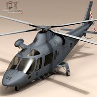 AW109 LUH New Zealand 3D Model